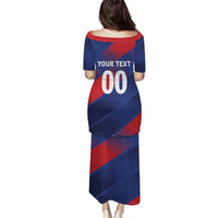 Custom England Cricket Puletasi Come On Three Lions