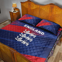 England Cricket Quilt Bed Set Come On Three Lions