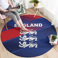 England Cricket Round Carpet Come On Three Lions