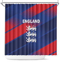 England Cricket Shower Curtain Come On Three Lions