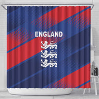 England Cricket Shower Curtain Come On Three Lions