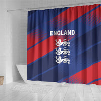 England Cricket Shower Curtain Come On Three Lions