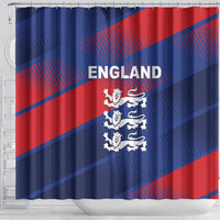 England Cricket Shower Curtain Come On Three Lions