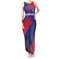 Custom England Cricket Tank Maxi Dress Come On Three Lions