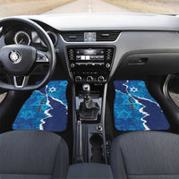 Israel Yom Ha'atzmaut Car Mats Star of David Grunge Style