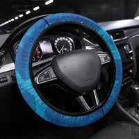 Israel Yom Ha'atzmaut Steering Wheel Cover Star of David Grunge Style