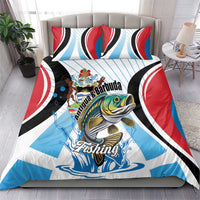 Antigua and Barbuda Fishing Bedding Set Sporty Style