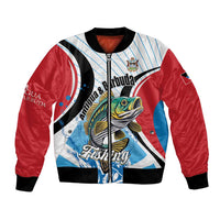 Personalized Antigua and Barbuda Fishing Bomber Jacket Sporty Style