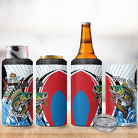 Personalized Antigua and Barbuda Fishing 4 in 1 Can Cooler Tumbler Sporty Style
