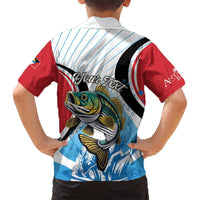 Personalized Antigua and Barbuda Fishing Family Matching Summer Maxi Dress and Hawaiian Shirt Sporty Style