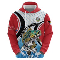 Personalized Antigua and Barbuda Fishing Hoodie Sporty Style