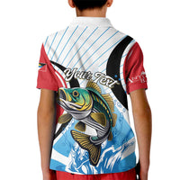 Personalized Antigua and Barbuda Fishing Kid Polo Shirt Sporty Style