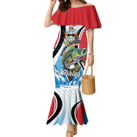 Personalized Antigua and Barbuda Fishing Mermaid Dress Sporty Style