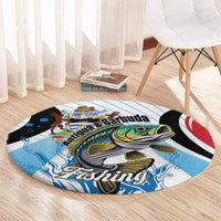 Antigua and Barbuda Fishing Round Carpet Sporty Style