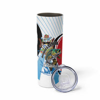 Personalized Antigua and Barbuda Fishing Skinny Tumbler Sporty Style