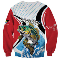 Personalized Antigua and Barbuda Fishing Sweatshirt Sporty Style