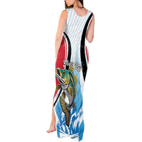 Personalized Antigua and Barbuda Fishing Tank Maxi Dress Sporty Style