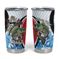 Personalized Antigua and Barbuda Fishing Tumbler Cup Sporty Style