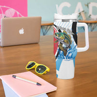 Personalized Antigua and Barbuda Fishing Tumbler With Handle Sporty Style