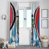 Antigua and Barbuda Fishing Window Curtain Sporty Style