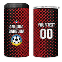 Custom Football Antigua and Barbuda 4 in 1 Can Cooler Tumbler The Benna Boys Go Champions