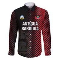 Custom Football Antigua and Barbuda Family Matching Puletasi and Hawaiian Shirt The Benna Boys Go Champions