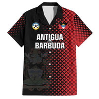 Custom Football Antigua and Barbuda Family Matching Short Sleeve Bodycon Dress and Hawaiian Shirt The Benna Boys Go Champions