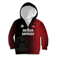 Custom Football Antigua and Barbuda Kid Hoodie The Benna Boys Go Champions