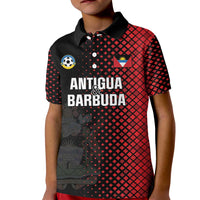 Custom Football Antigua and Barbuda Kid Polo Shirt The Benna Boys Go Champions