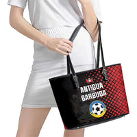 Football Antigua and Barbuda Leather Tote Bag The Benna Boys Go Champions