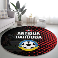 Football Antigua and Barbuda Round Carpet The Benna Boys Go Champions