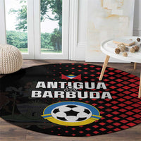 Football Antigua and Barbuda Round Carpet The Benna Boys Go Champions
