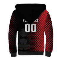 Custom Football Antigua and Barbuda Sherpa Hoodie The Benna Boys Go Champions