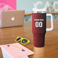 Custom Football Antigua and Barbuda Tumbler With Handle The Benna Boys Go Champions