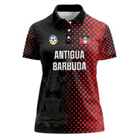 Custom Football Antigua and Barbuda Women Polo Shirt The Benna Boys Go Champions