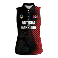 Custom Football Antigua and Barbuda Women Sleeveless Polo Shirt The Benna Boys Go Champions