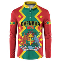 Personalized Grenada 1974 Button Sweatshirt Proud To Be Grenadian