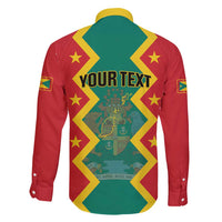 Personalized Grenada 1974 Family Matching Short Sleeve Bodycon Dress and Hawaiian Shirt Proud To Be Grenadian