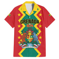 Personalized Grenada 1974 Family Matching Summer Maxi Dress and Hawaiian Shirt Proud To Be Grenadian