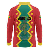 Personalized Grenada 1974 Long Sleeve Polo Shirt Proud To Be Grenadian