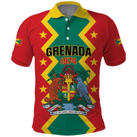 Personalized Grenada 1974 Polo Shirt Proud To Be Grenadian
