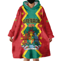 Personalized Grenada 1974 Wearable Blanket Hoodie Proud To Be Grenadian