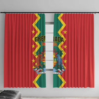 Grenada 1974 Window Curtain Proud To Be Grenadian