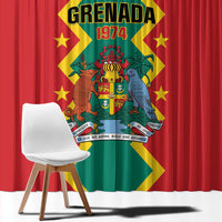 Grenada 1974 Window Curtain Proud To Be Grenadian