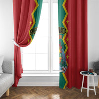 Grenada 1974 Window Curtain Proud To Be Grenadian