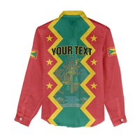 Personalized Grenada 1974 Women Casual Shirt Proud To Be Grenadian