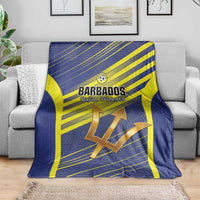 Barbados Football Blanket Go Champions Bajan Tridents