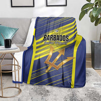 Barbados Football Blanket Go Champions Bajan Tridents