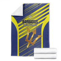 Barbados Football Blanket Go Champions Bajan Tridents