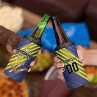 Custom Barbados Football 4 in 1 Can Cooler Tumbler Go Champions Bajan Tridents